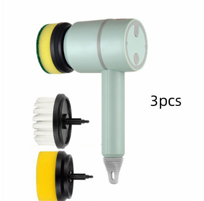 Electric Dishwashing Brush ⚡ – USB Rechargeable, Automatic Kitchen & Tile Cleaner 🧼✨