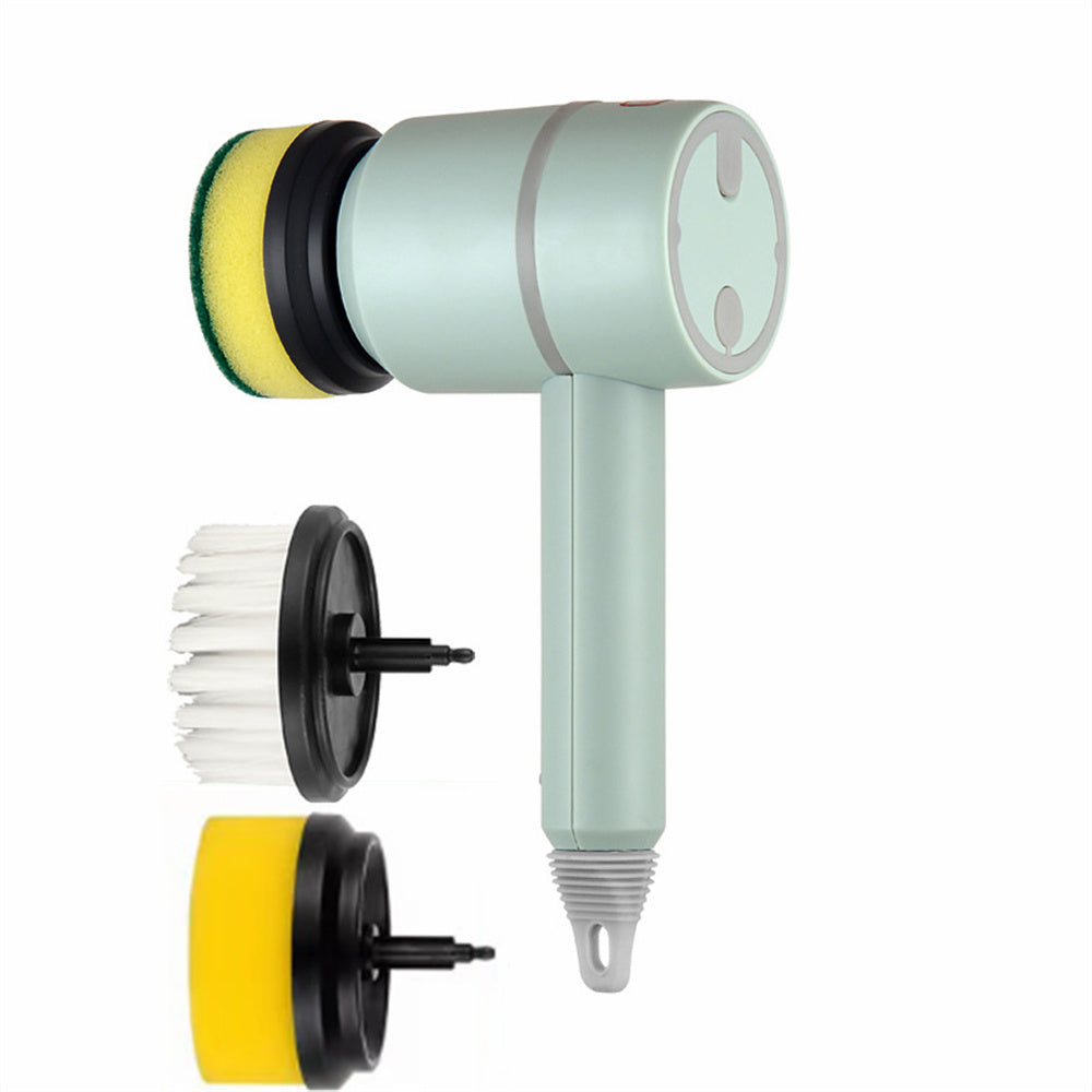 Electric Dishwashing Brush ⚡ – USB Rechargeable, Automatic Kitchen & Tile Cleaner 🧼✨