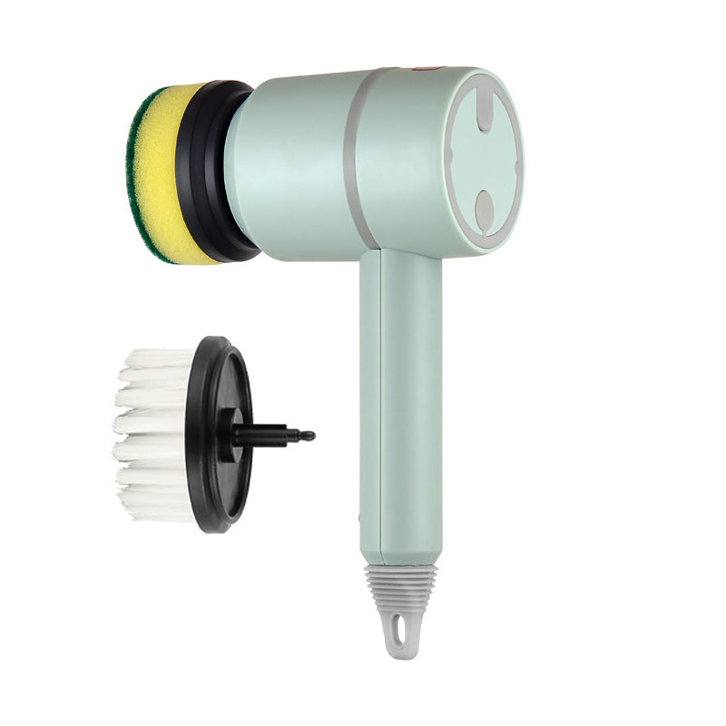 Electric Dishwashing Brush ⚡ – USB Rechargeable, Automatic Kitchen & Tile Cleaner 🧼✨