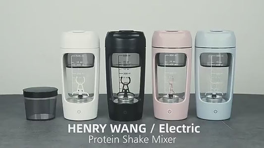 USB Rechargeable Electric Protein Shake Bottle – Effortless Mixing for Fitness, Sports, Coffee, & More!